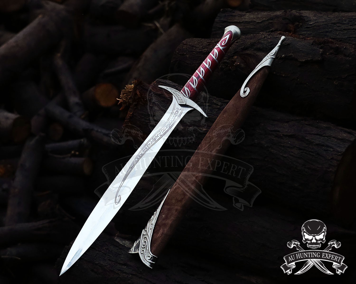 The Hobbit Lord of the Rings Frodo Baggins 22" Sting Sword, With Scabbard Sword