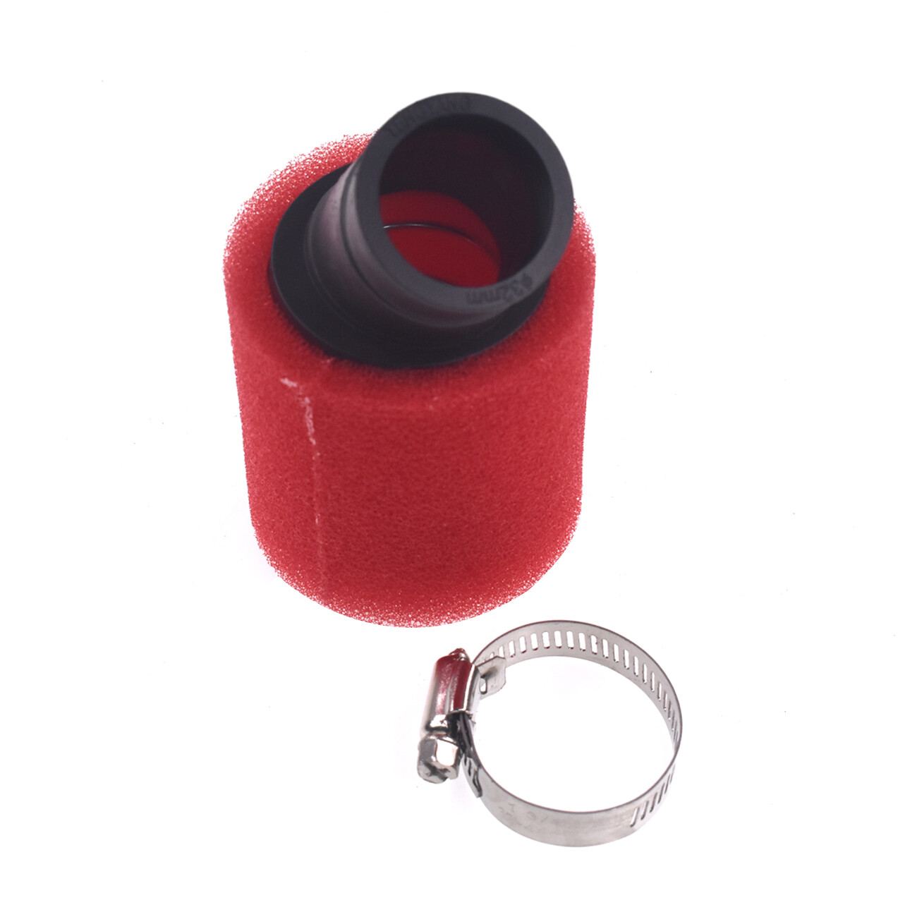 32MM Red Bent Foam Air Filter For 50cc 110cc 125cc ATV Pit Quad Dirt Bike Buggy