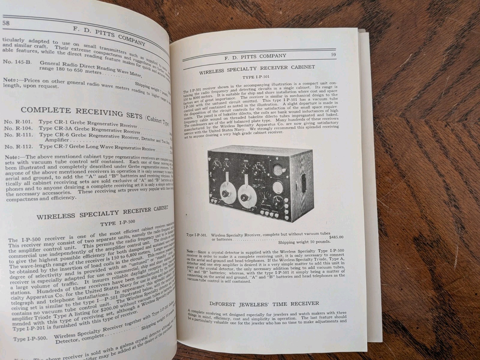 Pittsco Radio Apparatus Catalog No. 22