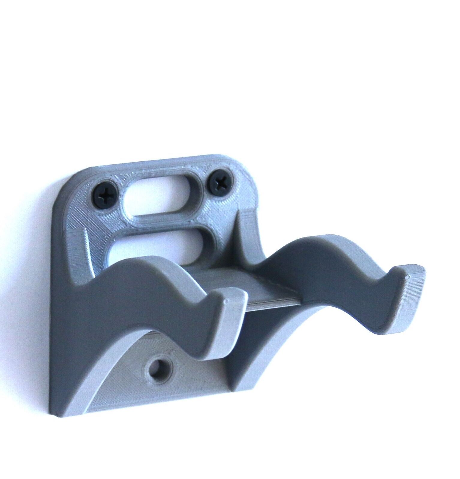 1 PC GREY DISPLAY MOUNTED WALL GUITAR HANGER BRACKET HOOK BASS ACOUSTIC ELECTRIC