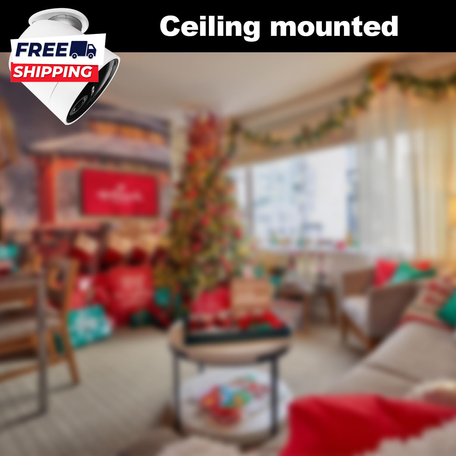 2 Pack Metal Wall Mount Compatible with Simplisafe Wireless Outdoor Security Cam