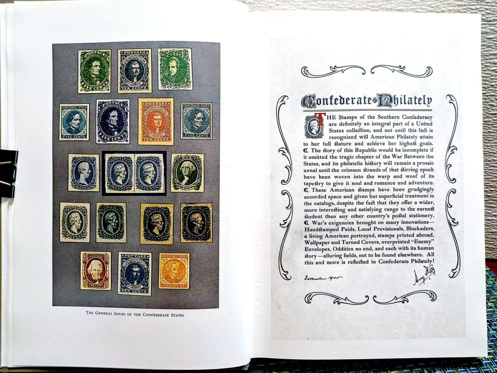 The Postal Service of the Confederate States of America, Dietz