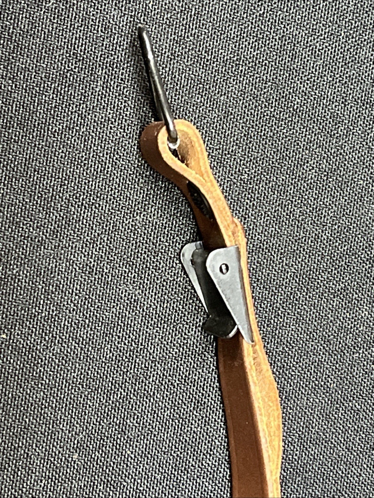 *NOS* US Original M1 HELMET LINER LEATHER CHIN STRAP DOT MAKER STAMP WW2 KOREA