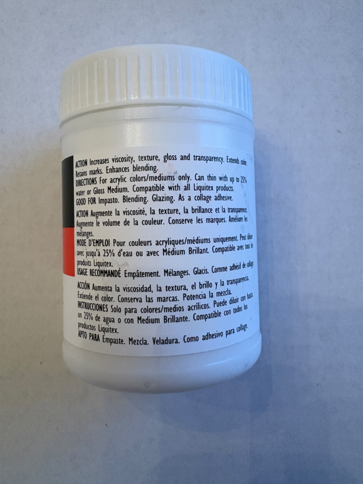 Liquitex Professional - ACRYLIC MEDIUMS 8 fl. oz - GELS and Silkscreen Medium