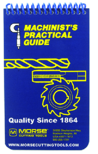 Machinist's Practical Guide Pocket Manual Handbook Blue Book Morse 20402 R3