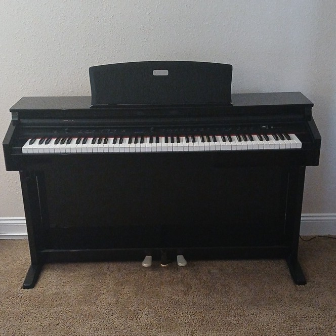 Williams Overture 2 88-Key Digital Piano with 3 Pedals, Black
