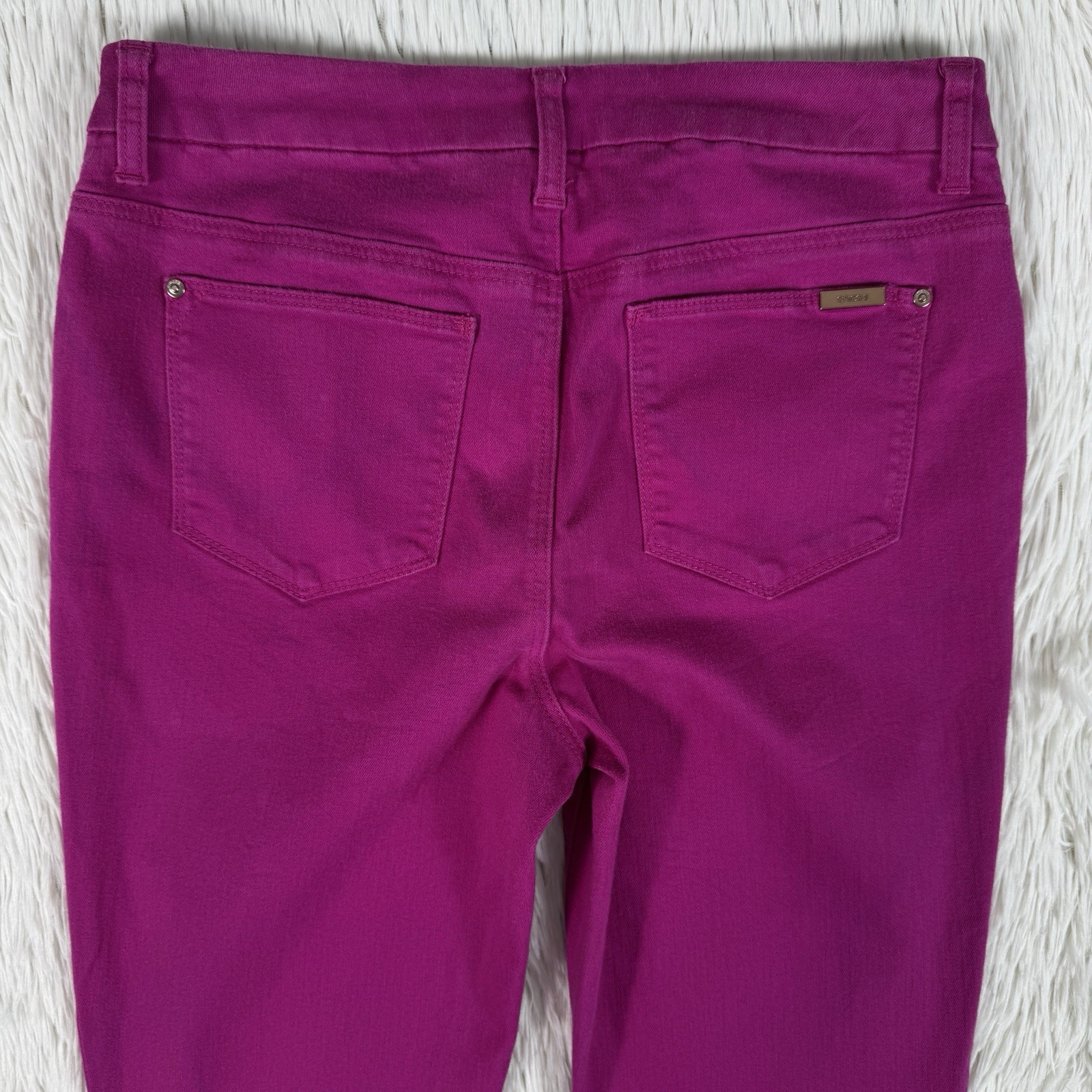 Chico's Pink The So Slimming Girlfriend Ankle Denim Jeans Women's 0.5 US 6