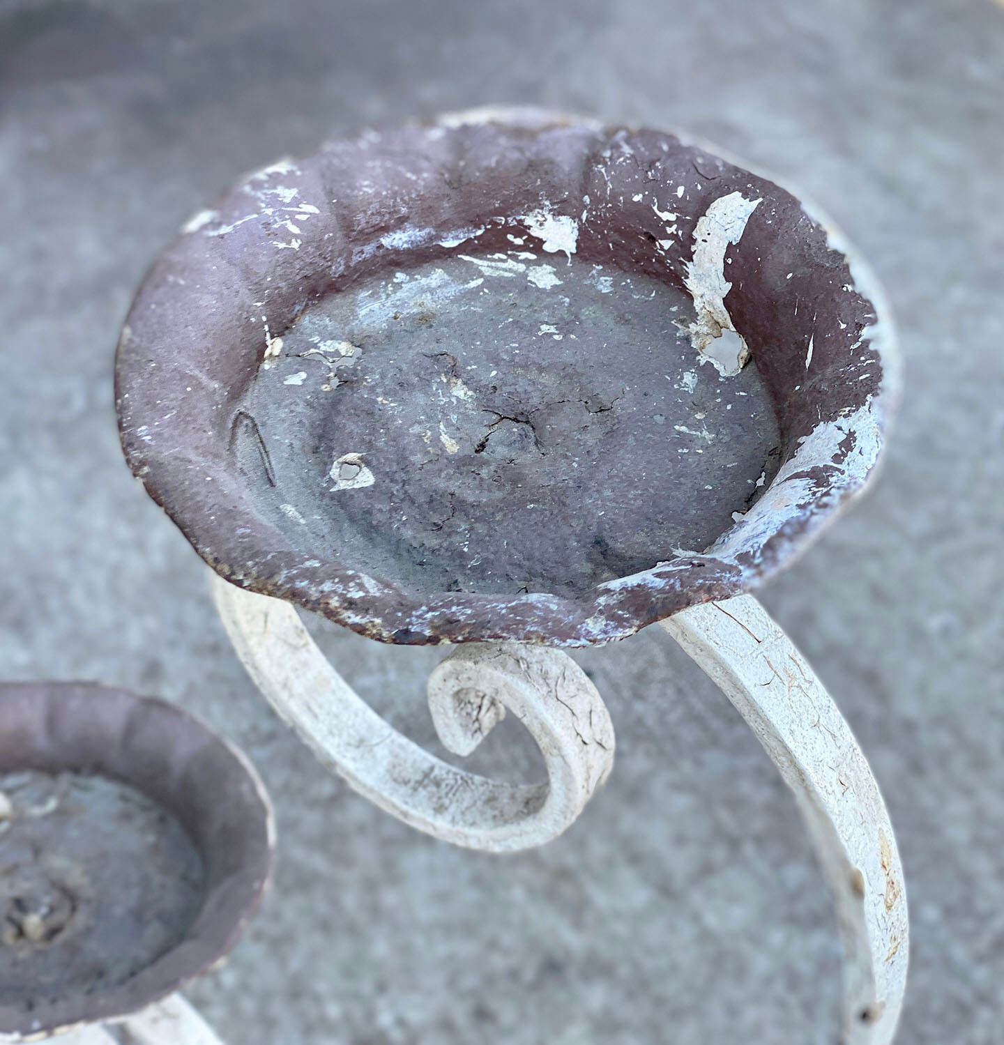 Antique Victorian Wrought Iron Outdoor Garden Plant Stand