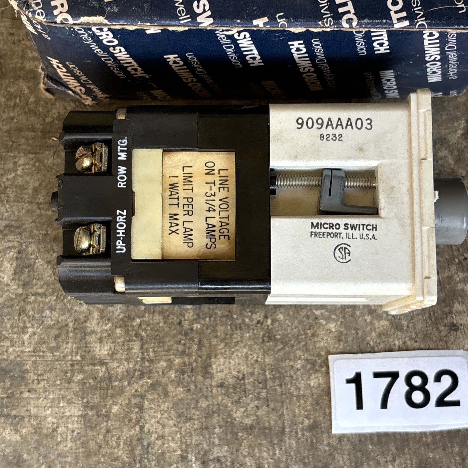 Micro Switch 909AAA03 switch selector (New)