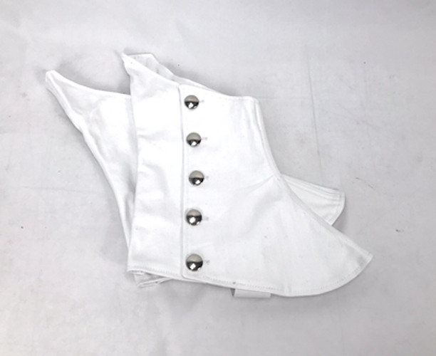 White Spatterdashes with Peaked Rear