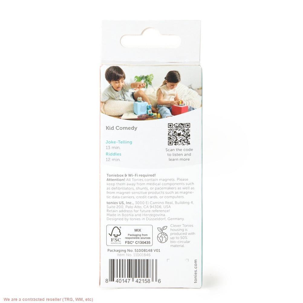 Tonies Kids Comedy: Joke Telling and Riddles Audio Play Figurines 2pk