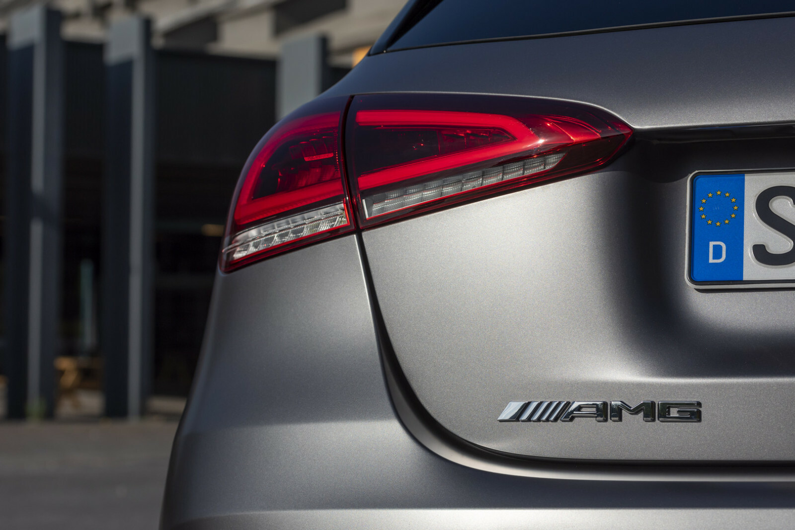 3D AMG Silver Badge Logo Back Trunk Decal Vehicle Emblem For Race Sports Car