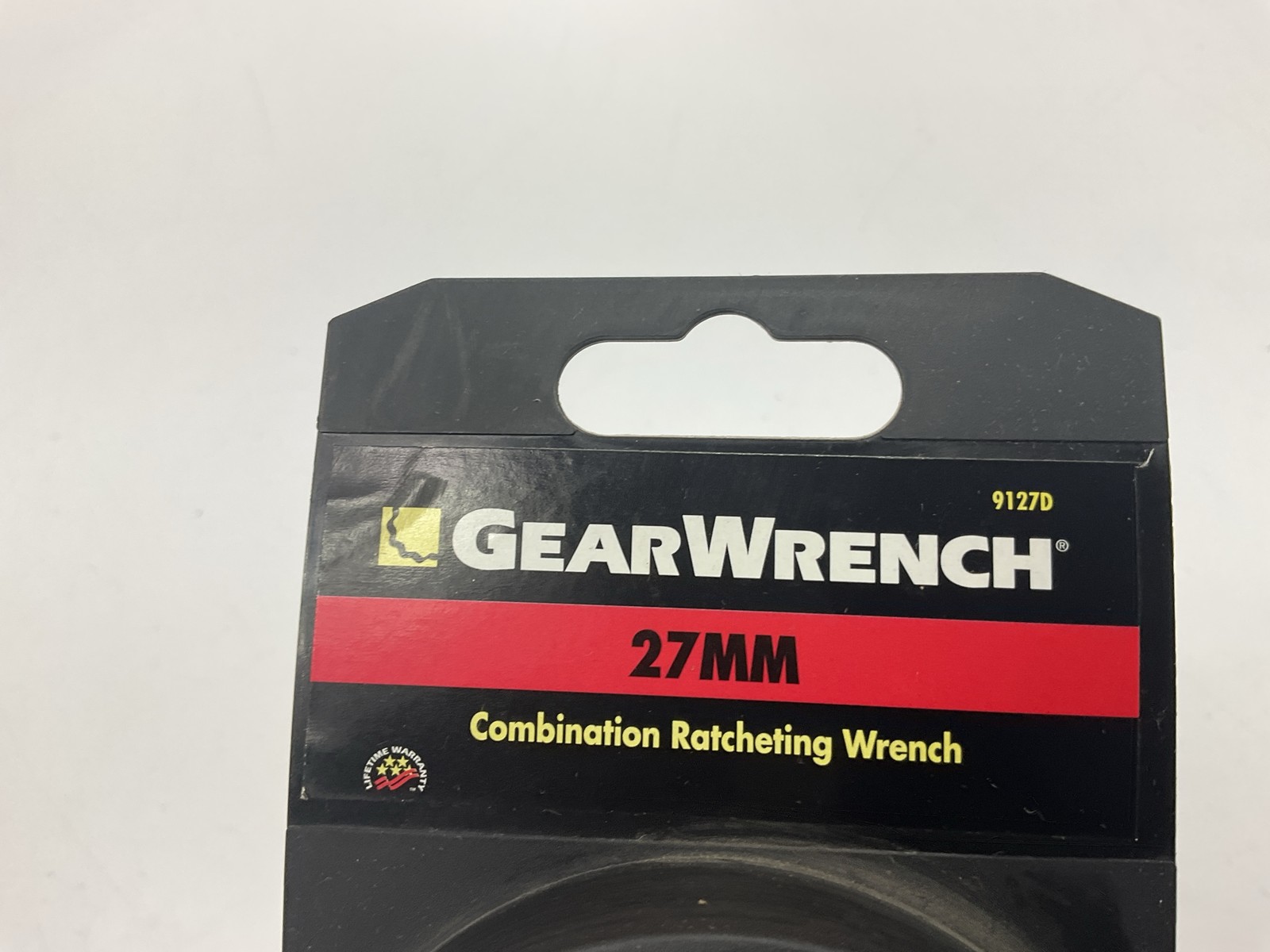 Gearwrench 9127D 27mm 12-Point Straight Head 72-Teeth Ratchet Combination Wrench