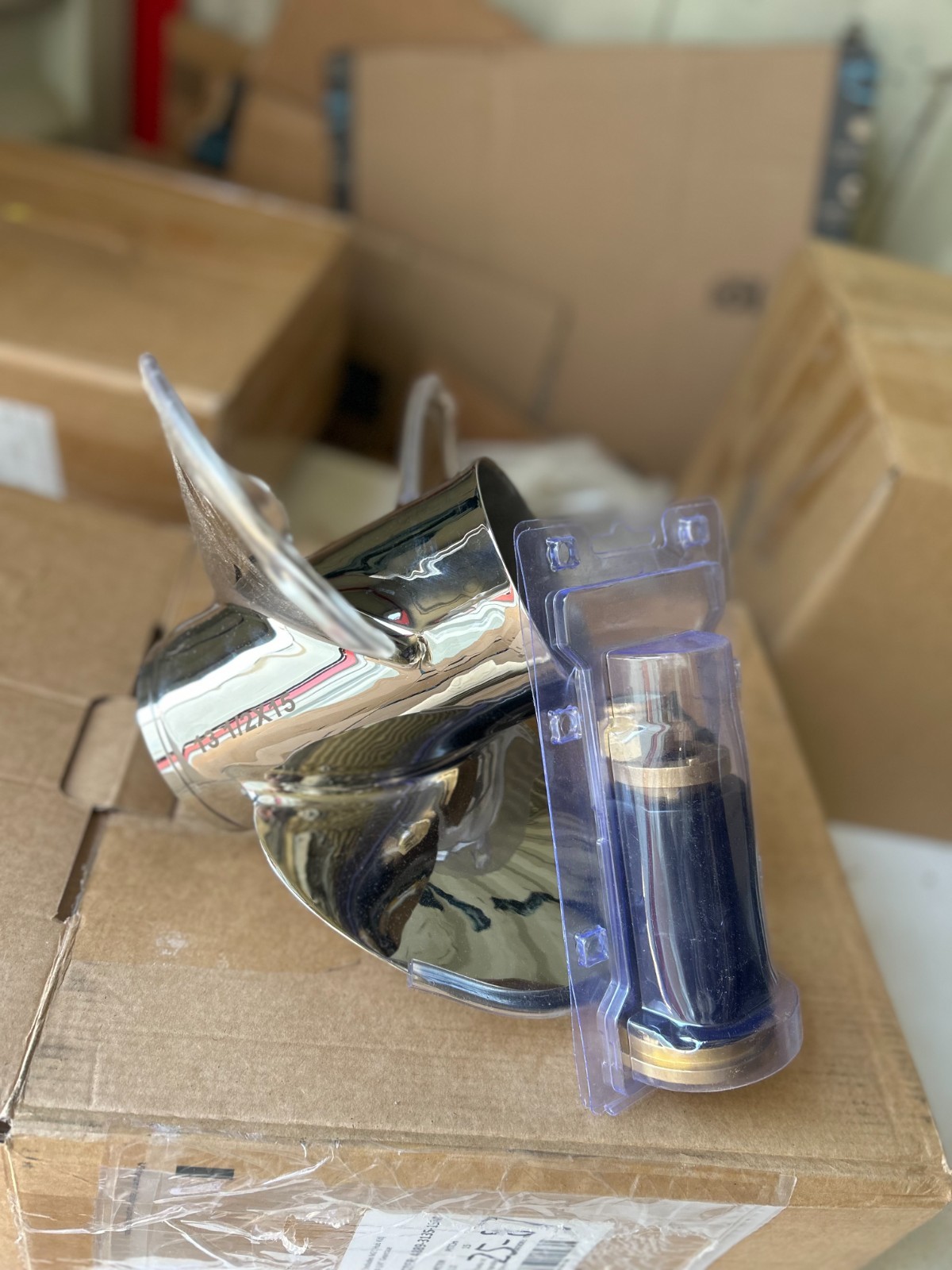 Stainless Steel 13 x 19 Boat Propeller For Mercury Engine 40-140HP 15 Tooth