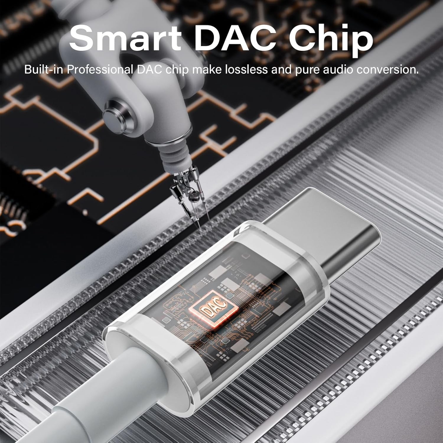 USB C to 30 Pin Female Adapter for iPhone 16, 1 Pack, White/USB-C 30Pin