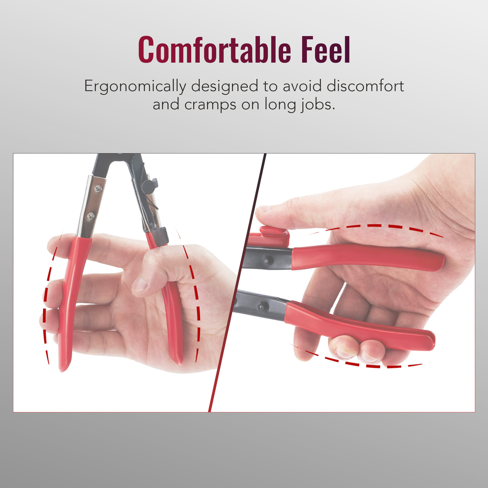 10Pc Hose Clamp Clip Remover Pliers Wire Long Reach Kit Fuel Oil Water Hose Tool