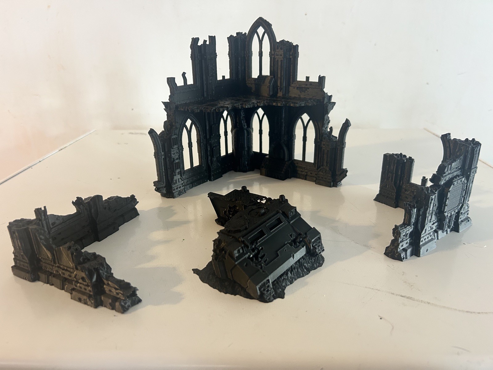 4-Piece Ruin Terrain Set for Warhammer 40k Kill Team