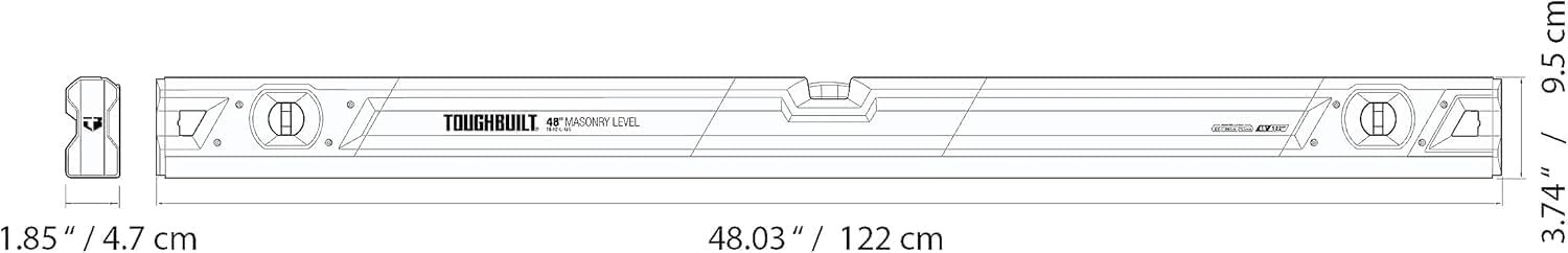ToughBuilt – 48" Masonry Level