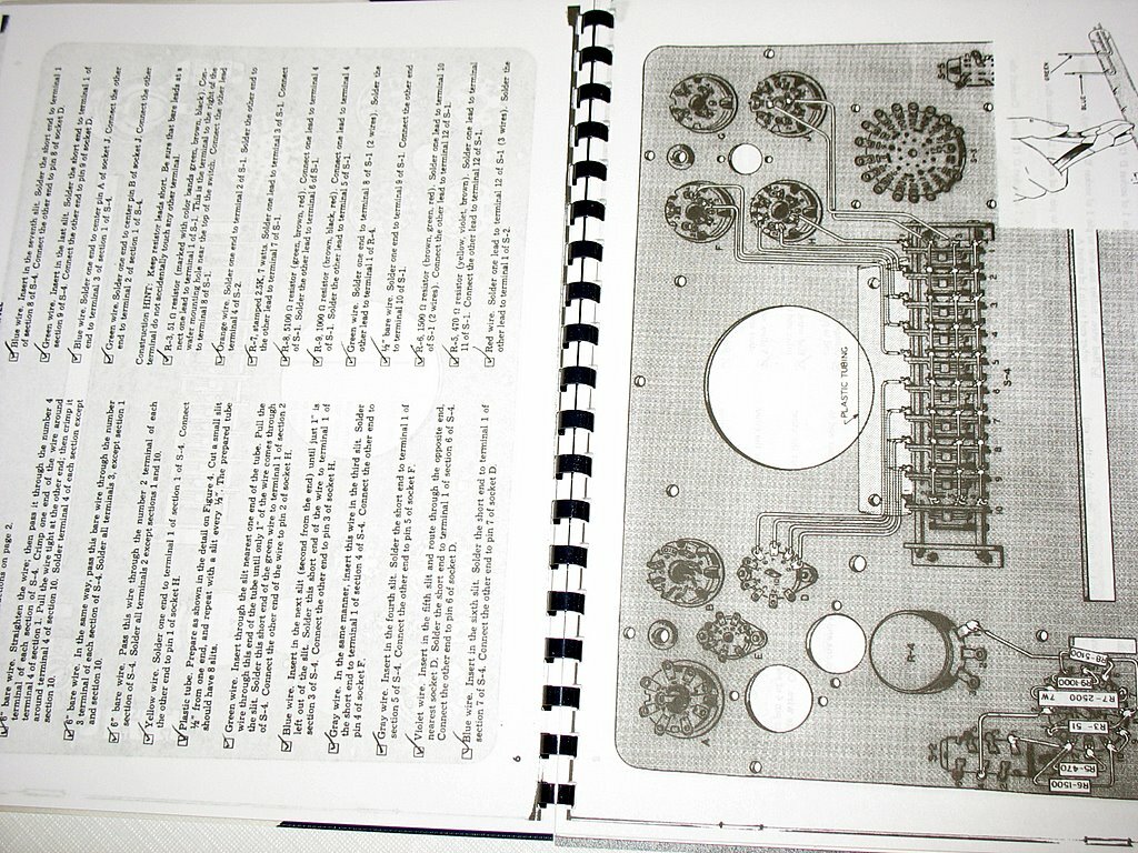 Manual & Tube Set-Up Charts for all Knight 600 Testers with or w/o Model Numbers