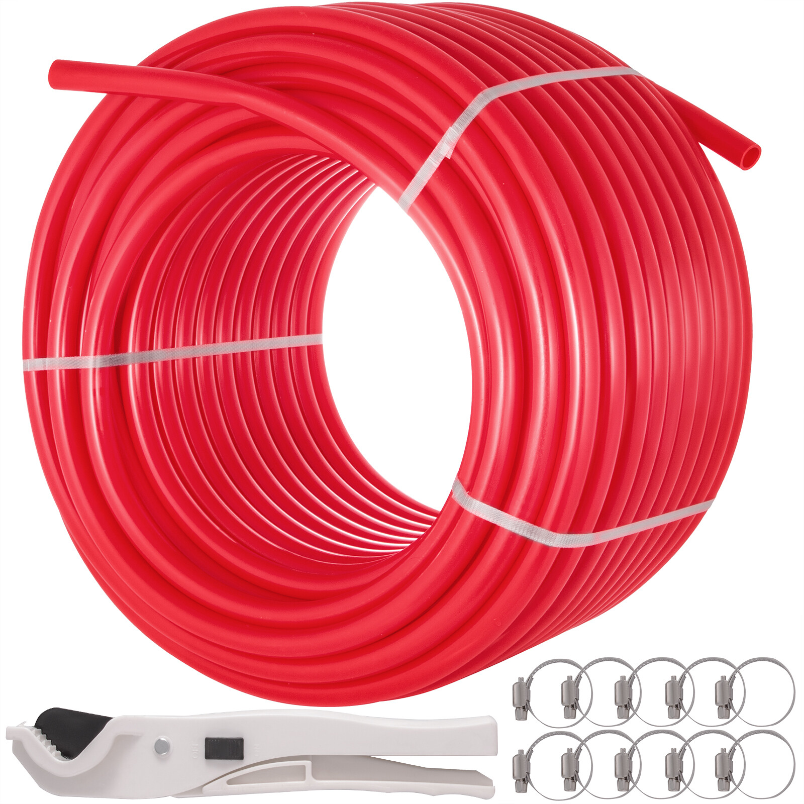 VEVOR 1" x 300ft PEX Tubing for Htg/Plbg/Potable Water Red