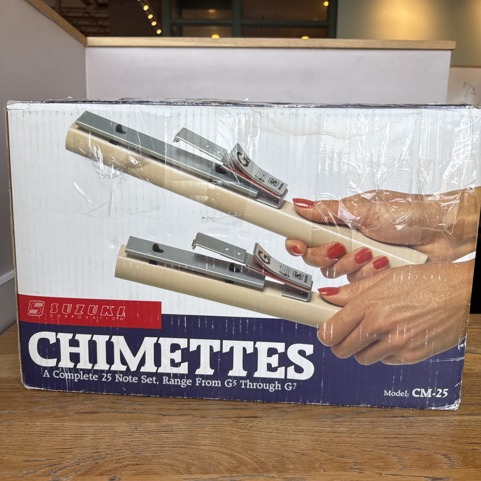 SUZUKI CM-25 Tone Chime 25 Tone Set 2-Octave With Original Box