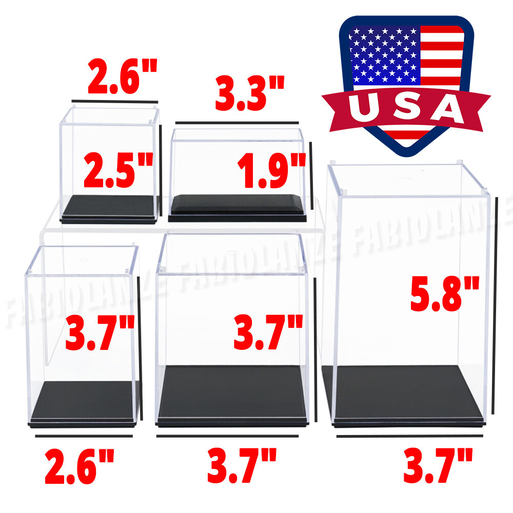 Acrylic Display Small Case Collectibles Box Dustproof 1/64 Diecast Action Figure