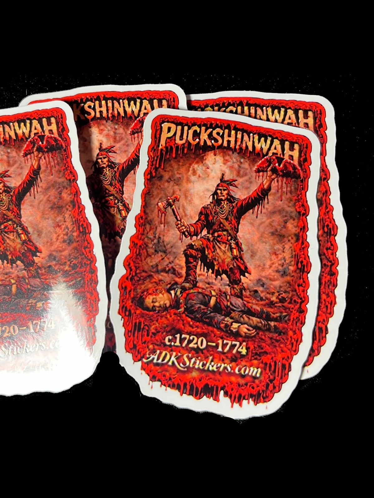 Puckshinwah 1720-1744 Sticker Collector Set