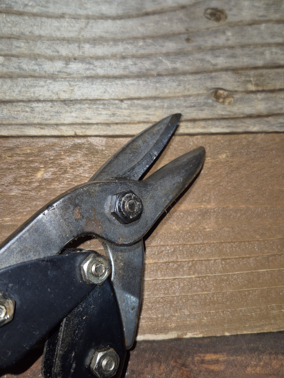 2 DAYTON Tin Snip Straight & Right Cut Aviation Sheet Metal Made U.S.A. Sharp