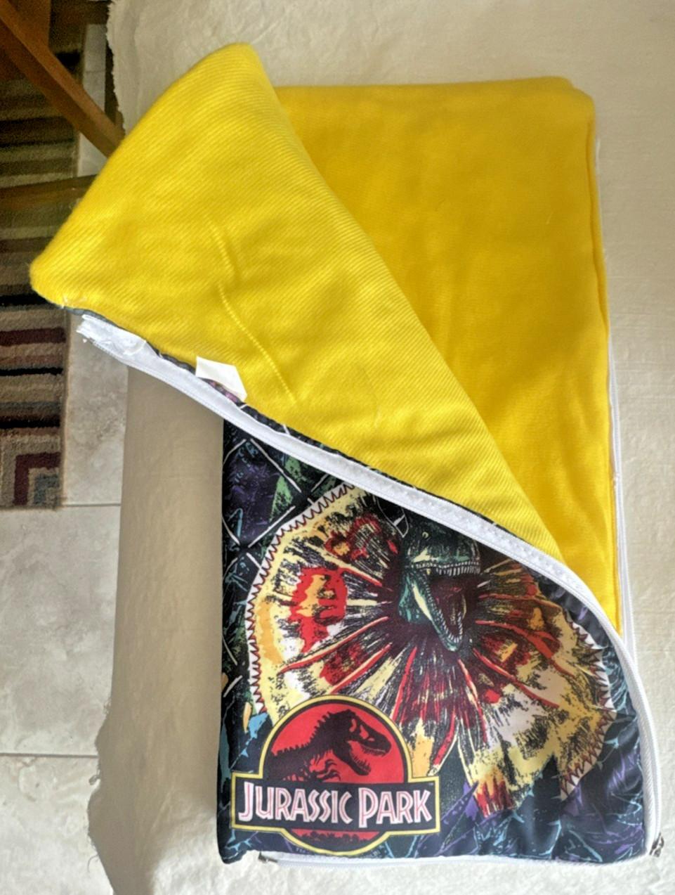 Jurassic Park Store Sample Display Sleeping Bag 9 1/2 X 18 1/2