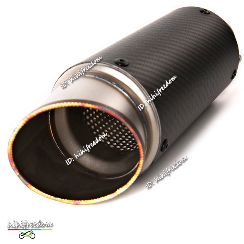 For Kawasaki Ninja ZX10R 2021-2025 Exhaust Link Pipe Slip-on 51mm Carbon Muffler