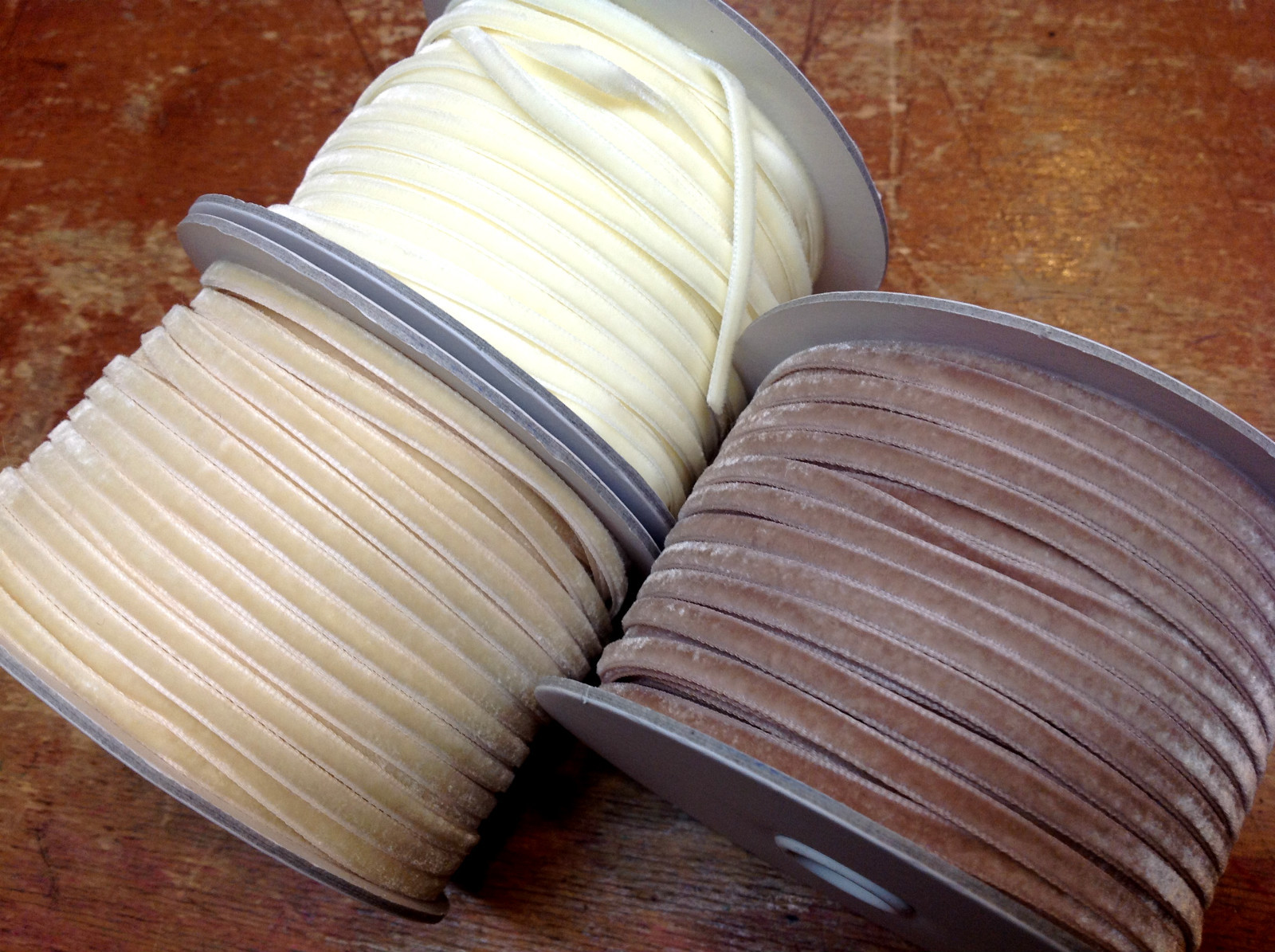 velvet rayon ribbon 1/8" 4mm trim 1yd assorted colors