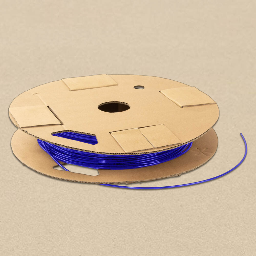 NYLON AIR TUBE (TUBING) (BRAKE/DOT/SAE) 1/4" OD X 100' - BLUE