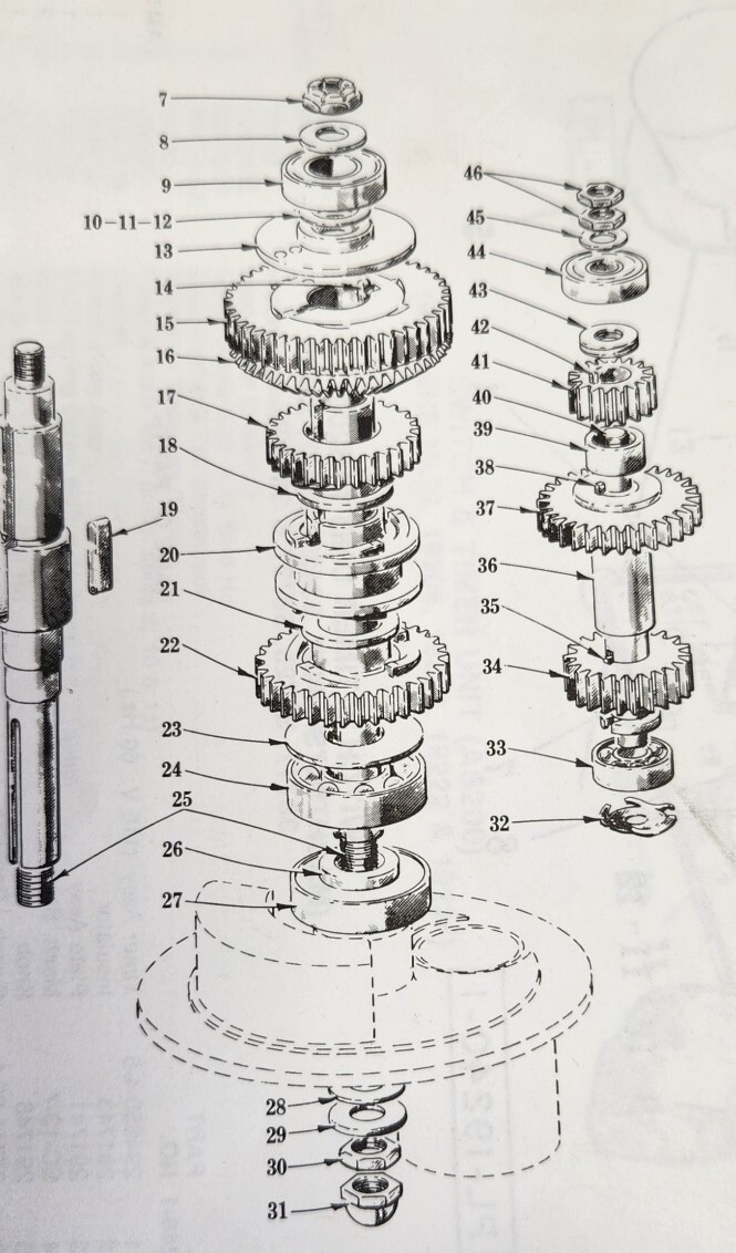 Hobart 20qt A200 Planetary Shaft Seal part number 114695 #27 in part drawing