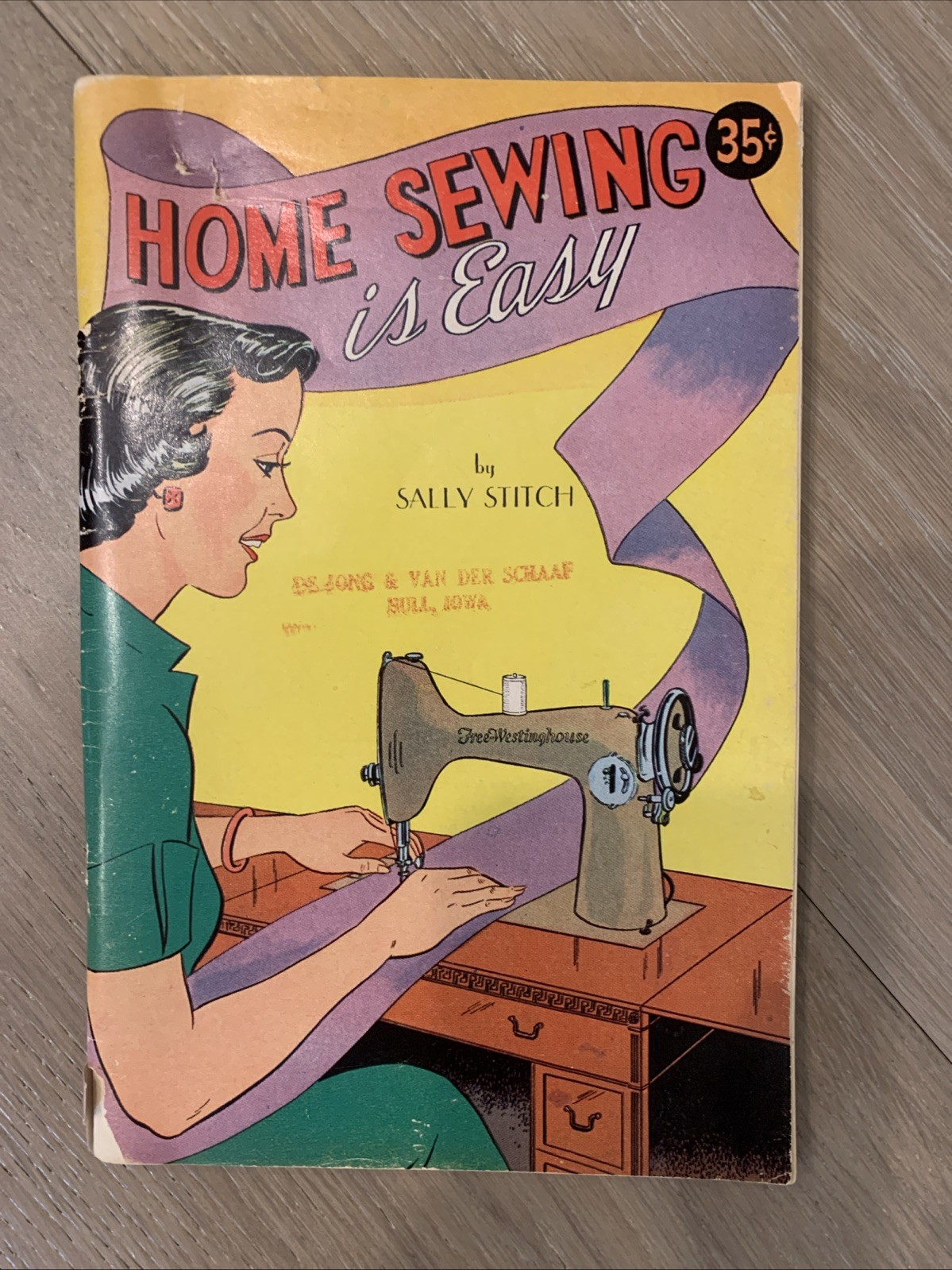 Home Sewing Is Easy Sally Stitch 1950’s Comic Book