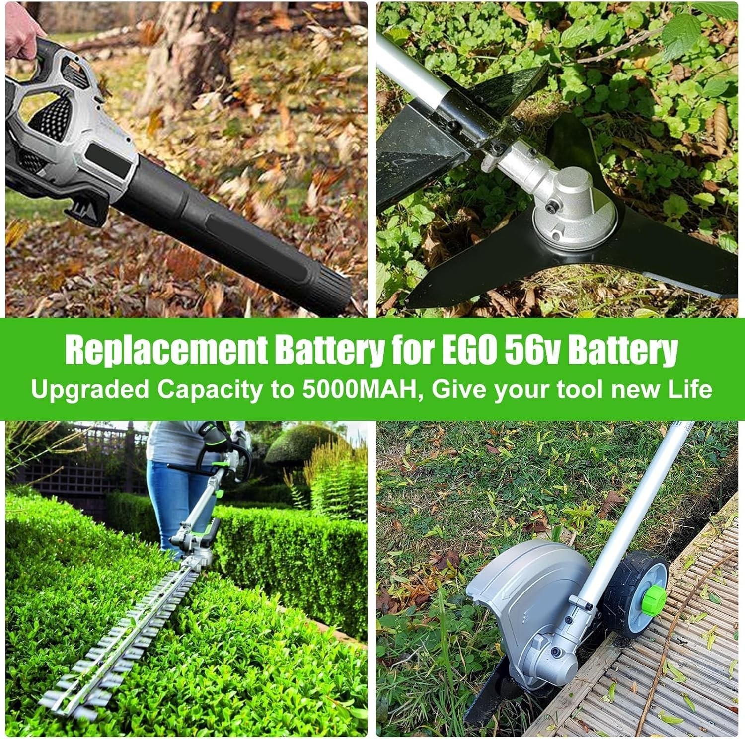 For Genuine EGO POWER+ BA2800T 56V 5.0 AH Battery w/ Fuel Gauge 56 Volt Power+