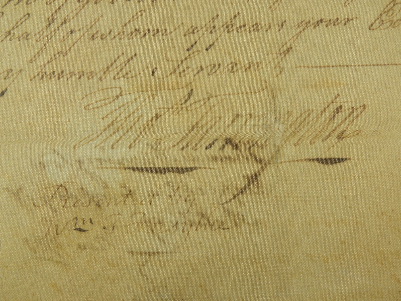 1781 Letter to John Hancock Requesting Formation of First MA Artillery Company
