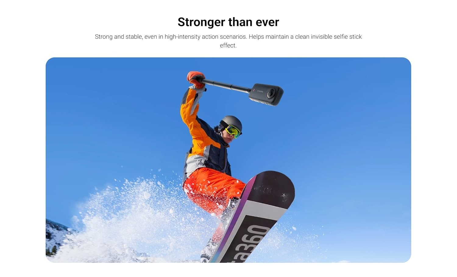 Insta360 Invisible Selfie Stick 72cm Black BRAND NEW!