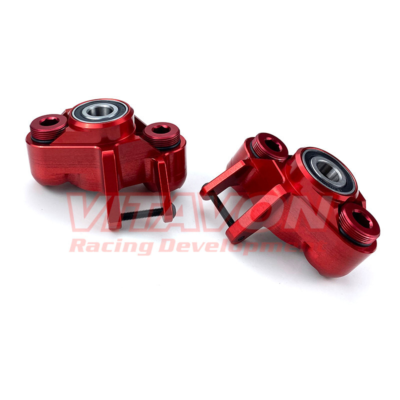 Vitavon Kraton 8S OutCast 8S CNC aluminum7075 front knuckle V2 for Arrma 1/5 red