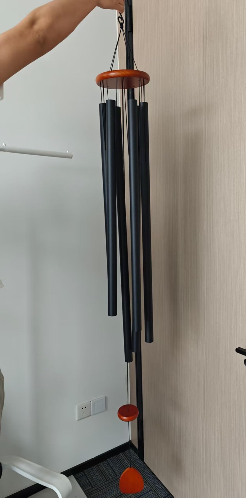 70" Extra Large Wind Chime for Outside Deep Tone, 6 Heavy Duty Tubes Aluminiu...