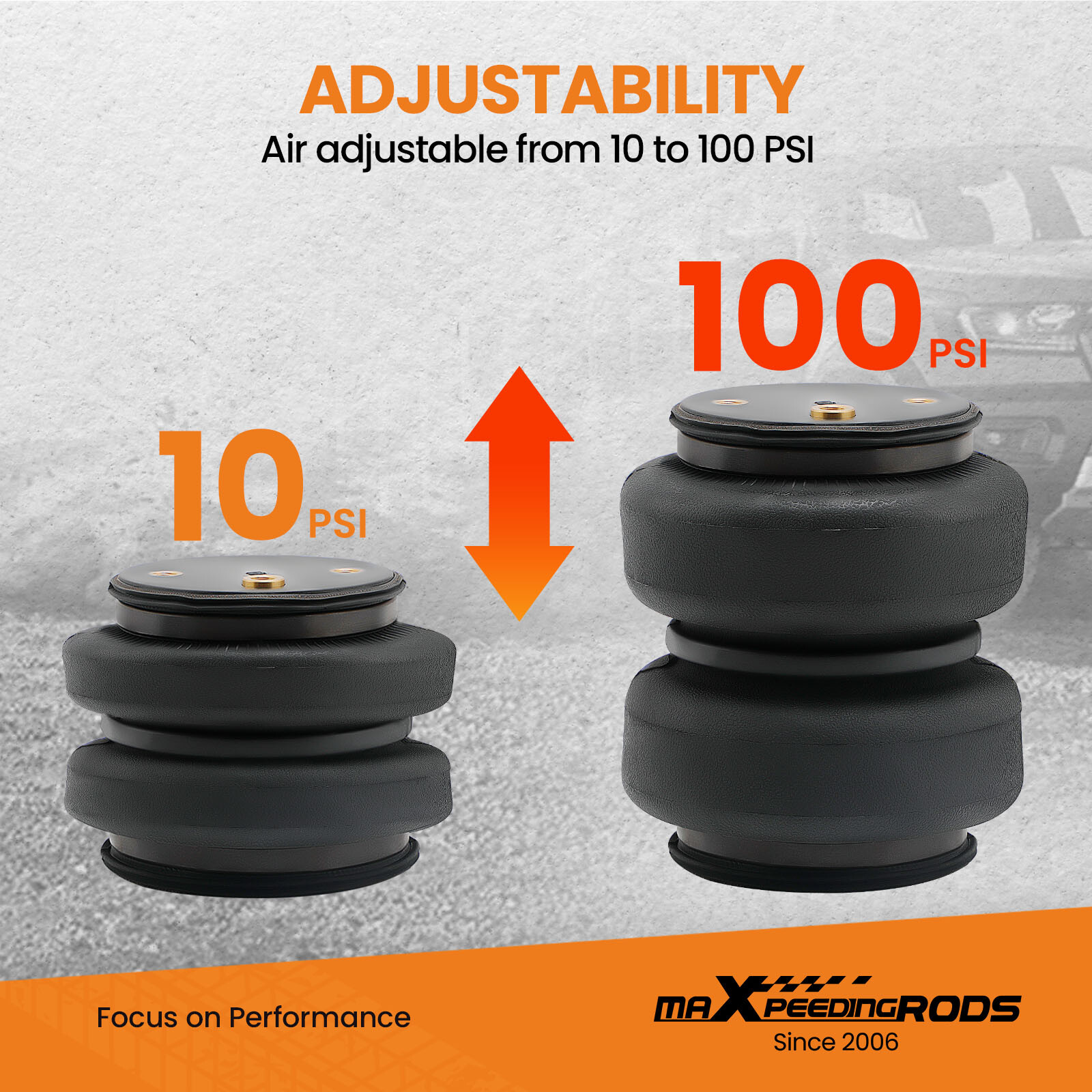 Air Suspension Spring bag Kit Rear for Dodge Ram 2500 3500 2003-2013