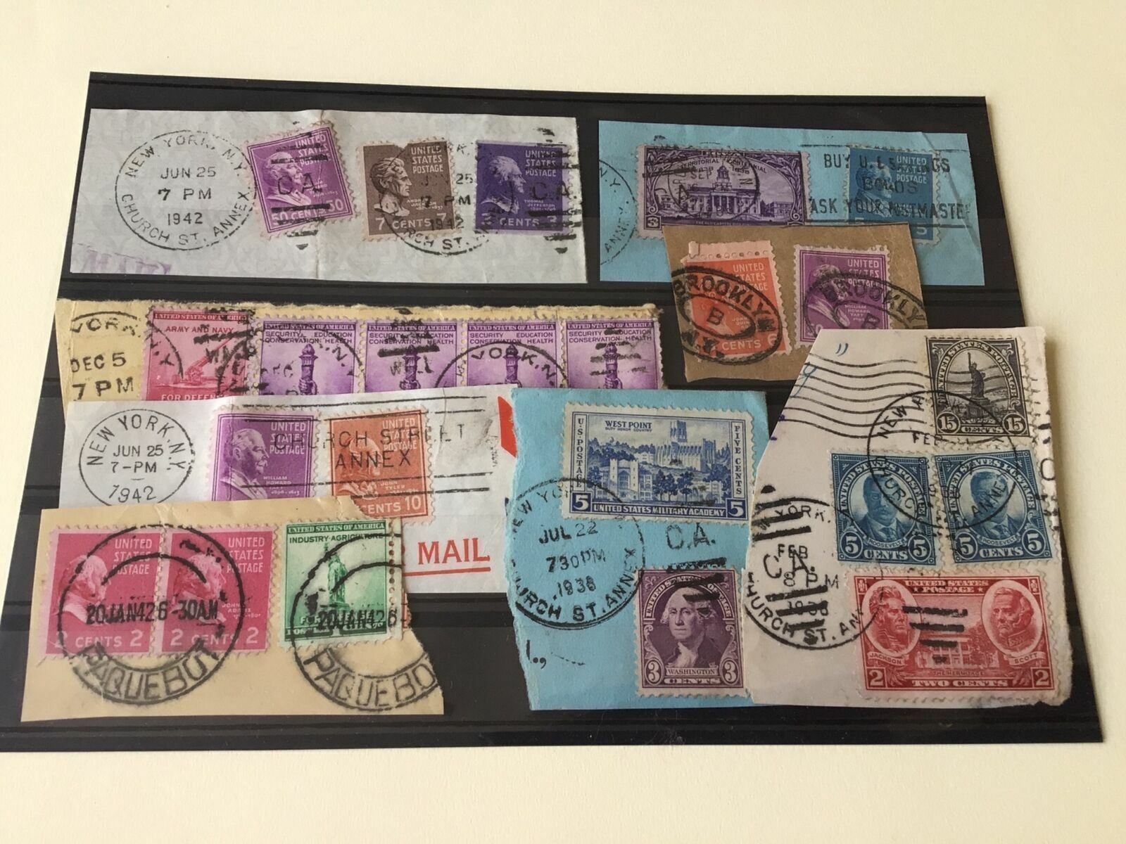 United States  stamps on paper Ref 54608