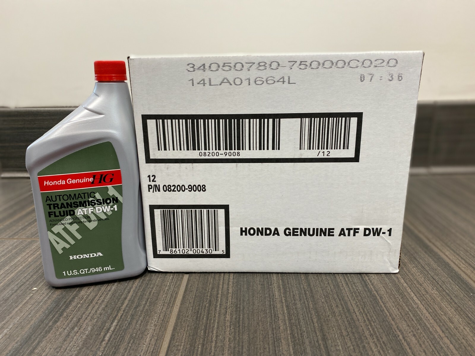 Genuine OEM Honda Automatic Transmission Fluid ATF DW-1 - Case of 12 08200-9008