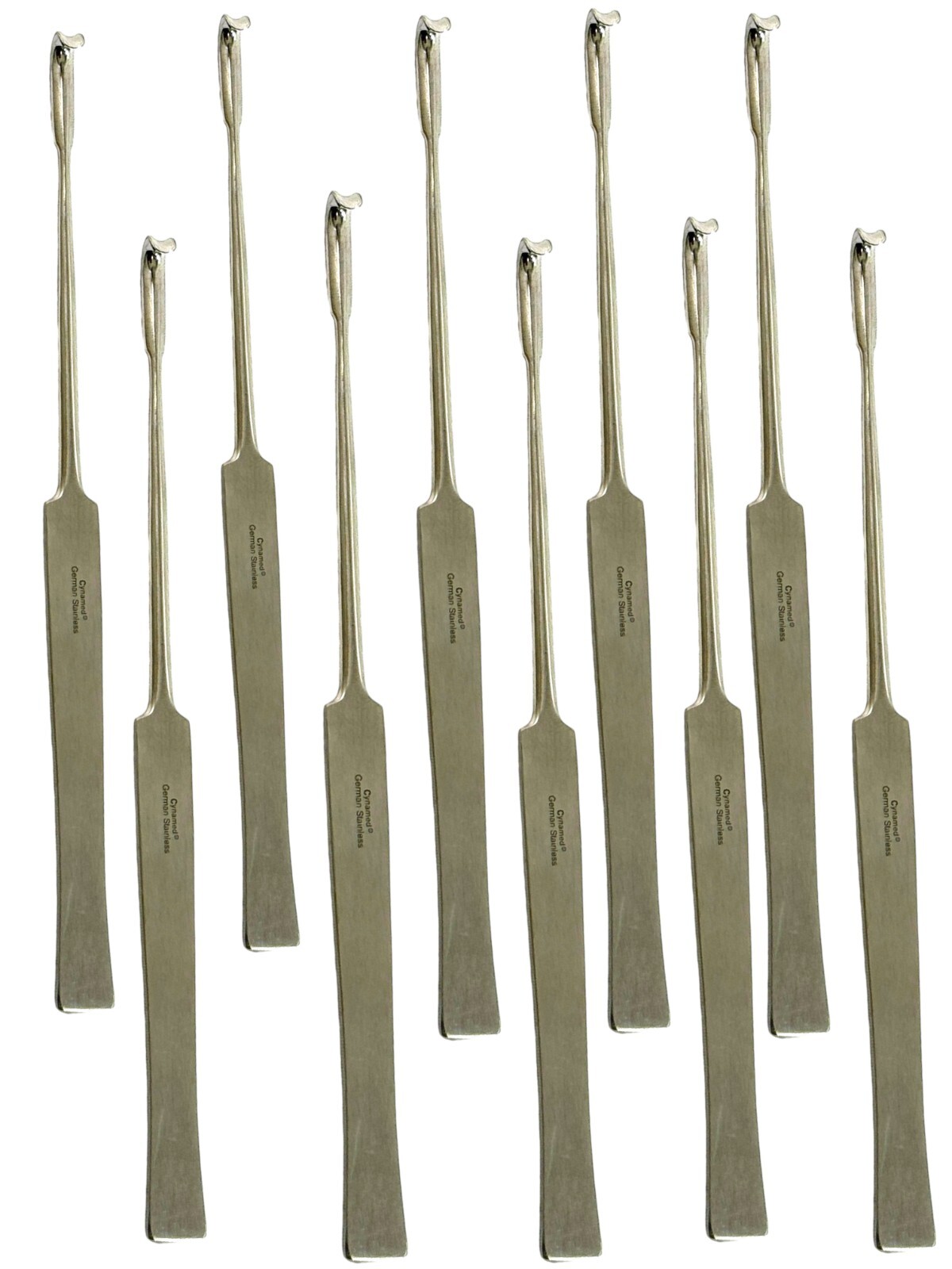 Veterinary Instruments - Dog and Cat Spay Snook Hook, 8" (20cm) Flat Handle