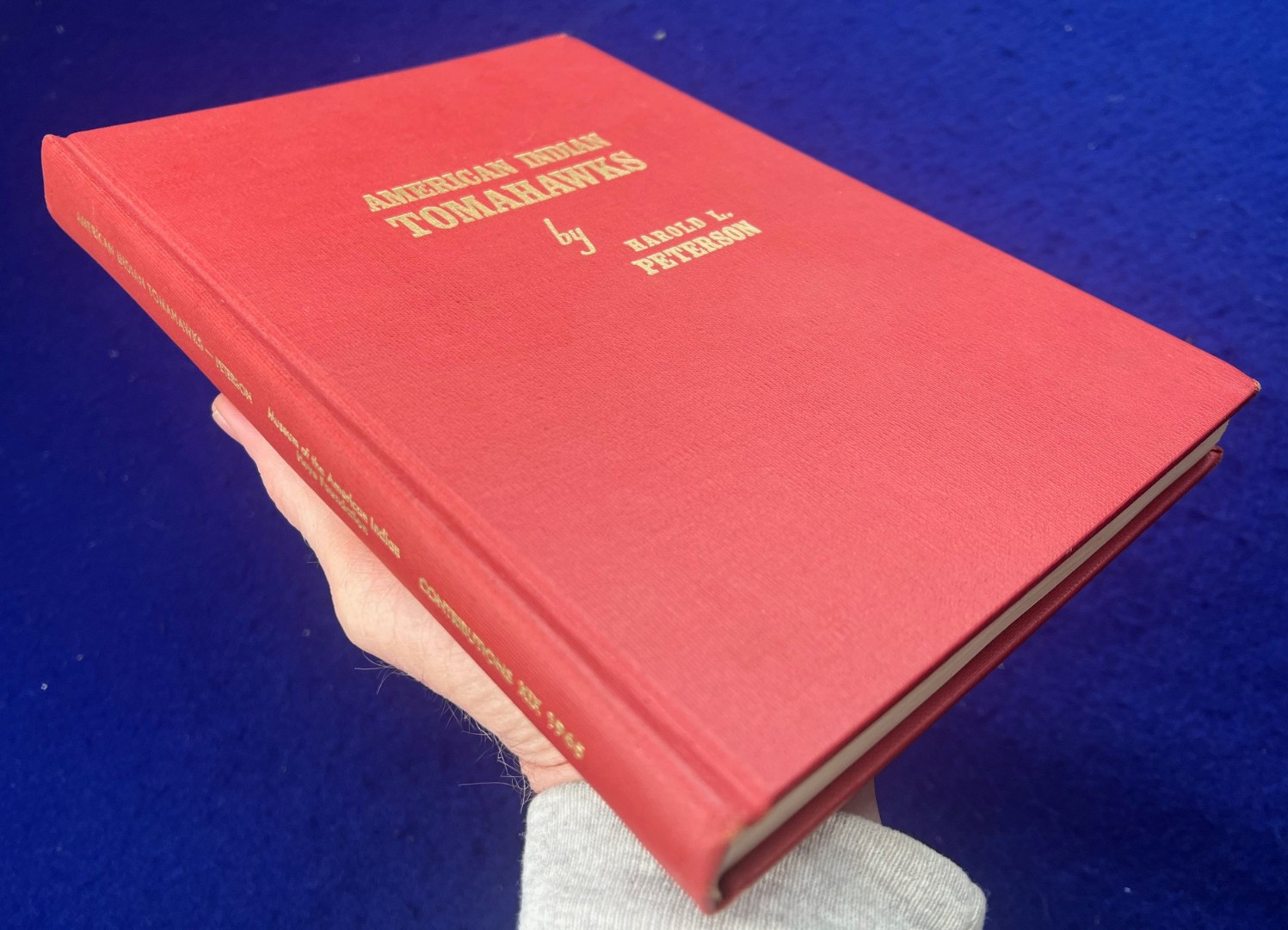 Native American Indian Tomahawks Harold Peterson 1971 Classic Photo Book