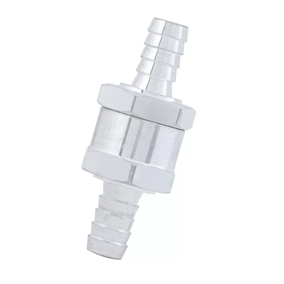 2x 10mm 3/8" Fuel Line Non-Return One Way Air Fuel Oil Check Valve Diesel Gas