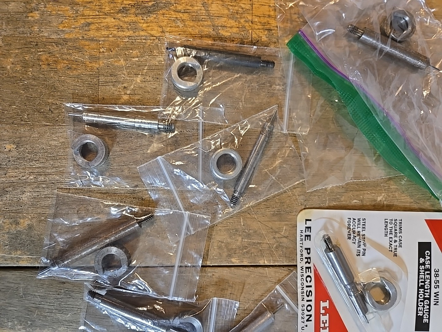 Lee Case Length Gauge & Shell Holder / Cutter And Lock Stud (Sold Individually)