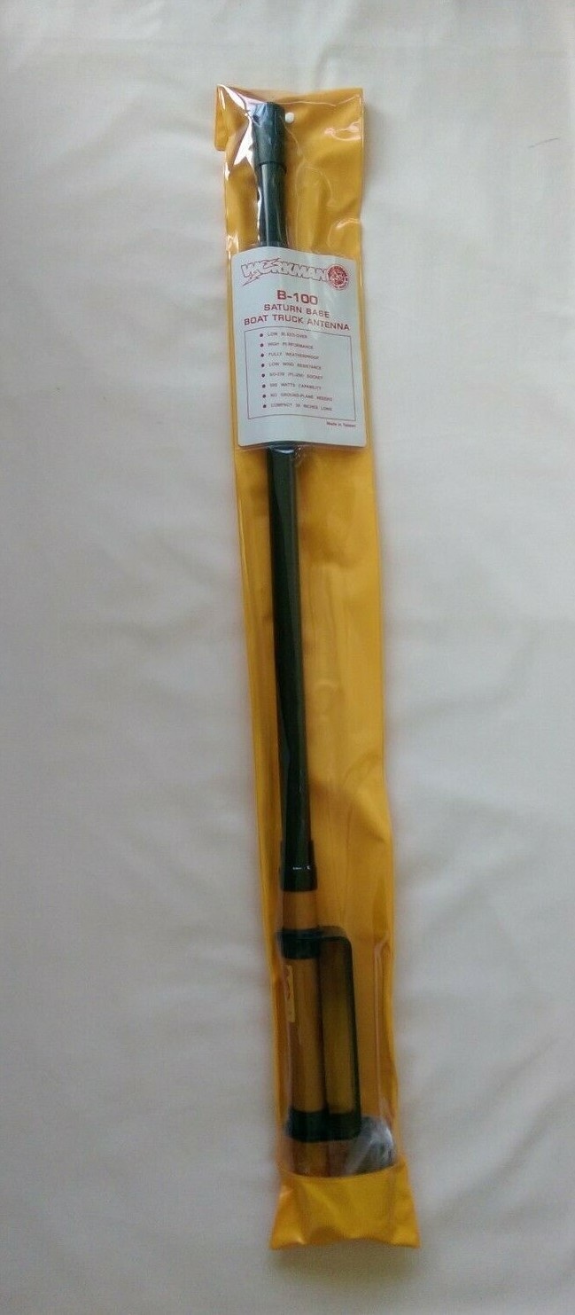 Workman Saturn B-100 No Ground-Plane CB Antenna Home Base Station, Marine, RV