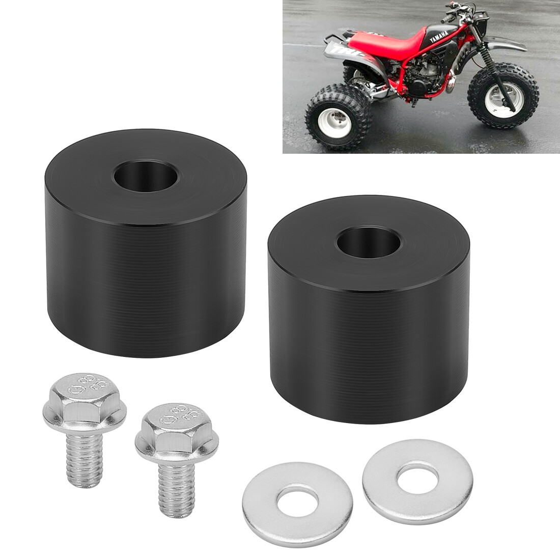 For Yamaha Warrior YFM350 Upper Lower Chain Roller Set Kit Black 30X-22178-00-00