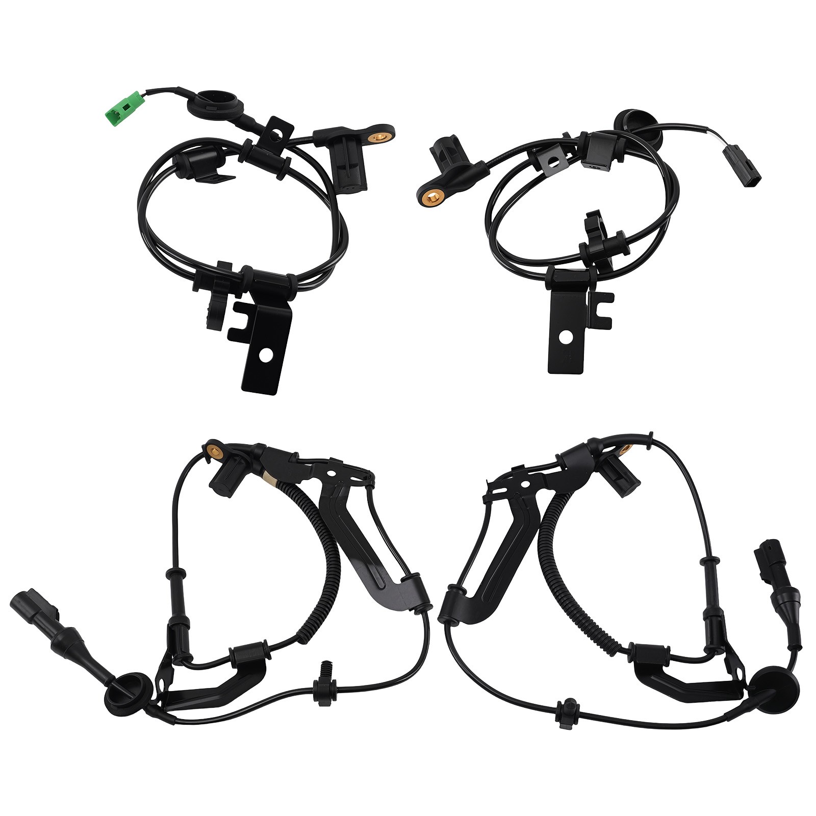 4x ABS Wheel Speed Sensors for Ford Escape 2.5 3.0 Mercury Mariner 09-12 ALS1874