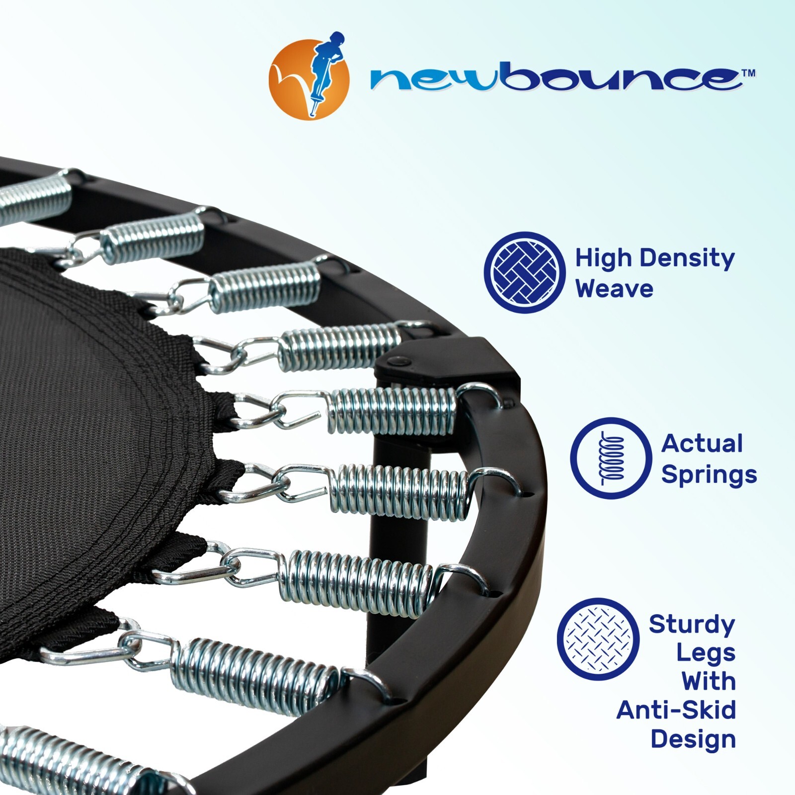 New-Bounce Mini Trampoline-40"Foldable Trampoline for Adult-Without Original Box